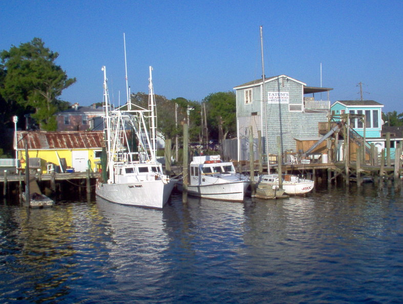 Southport, NC From the water in Southport photo, picture, image