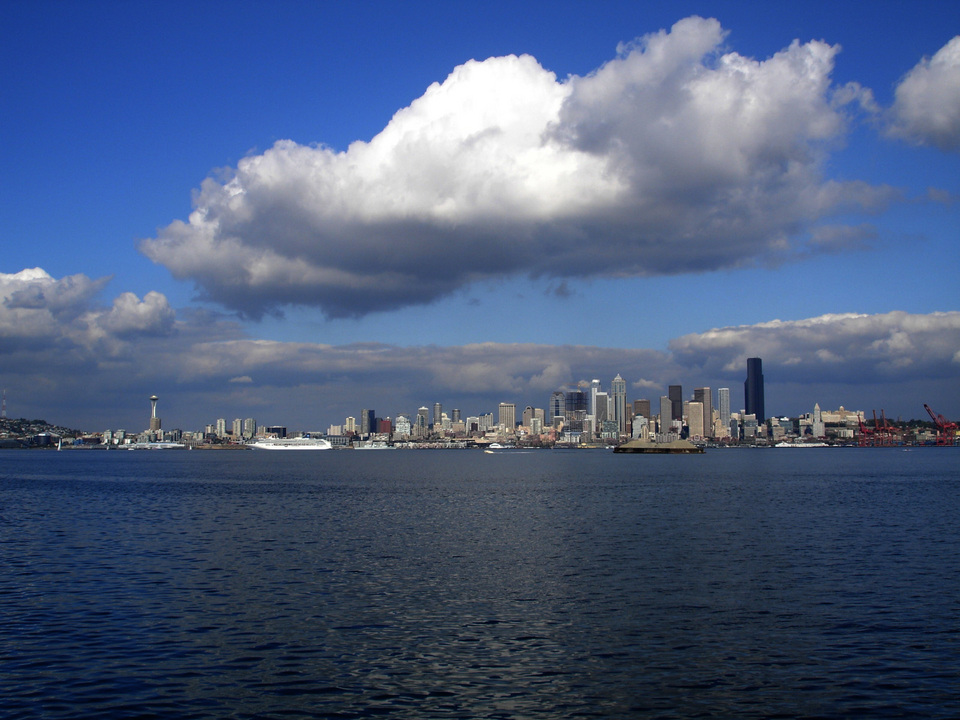Seattle, WA: seattle from elliot bay