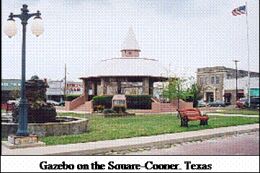 Cooper, TX : Downtown Gazebo