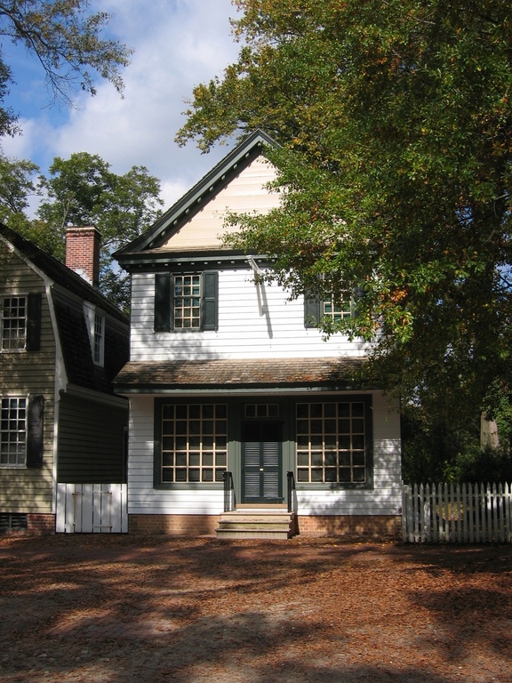 Williamsburg, VA: House on Duke of Gloucester Street