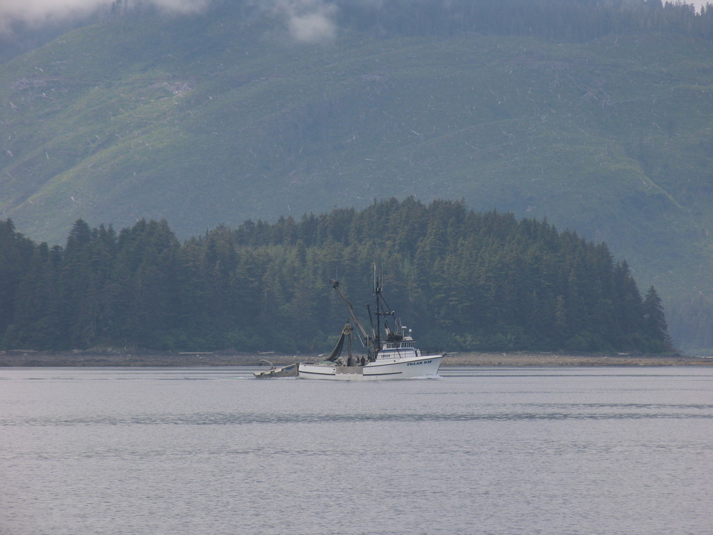 Hoonah, AK : F/V Pillar Bay Taken from Hoonah Island