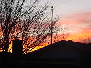 Happy, TX : Sunset from my house Amarillo, Tx.