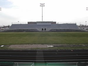 Seymour, IN: Bulliet Staduim located on the Seymour High School campus is home to many winning teams including the 1991 Indiana State Football runner-ups