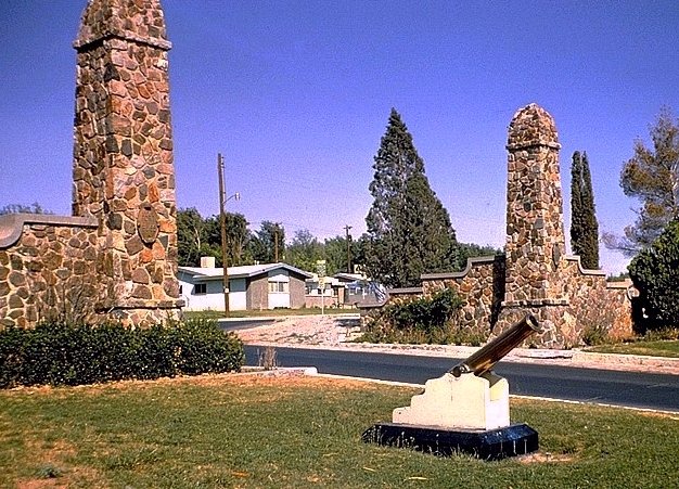 Fort Bliss, TX: Pershing gate in 1963