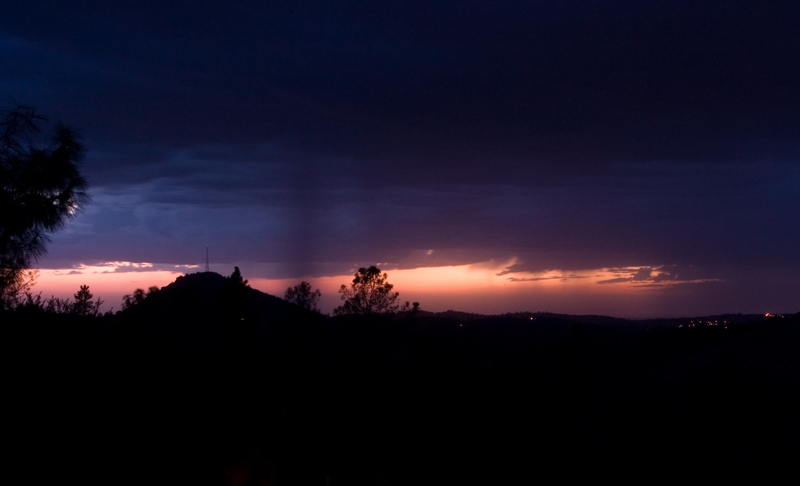 Jackson, CA : Storm over Butte Mountain