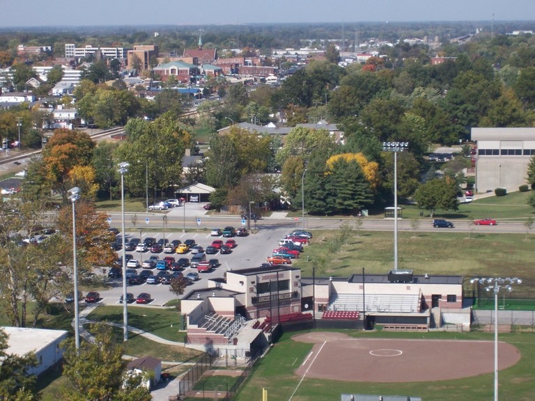 Carbondale, IL : Shot from the 17th floor of Neely facing northwest