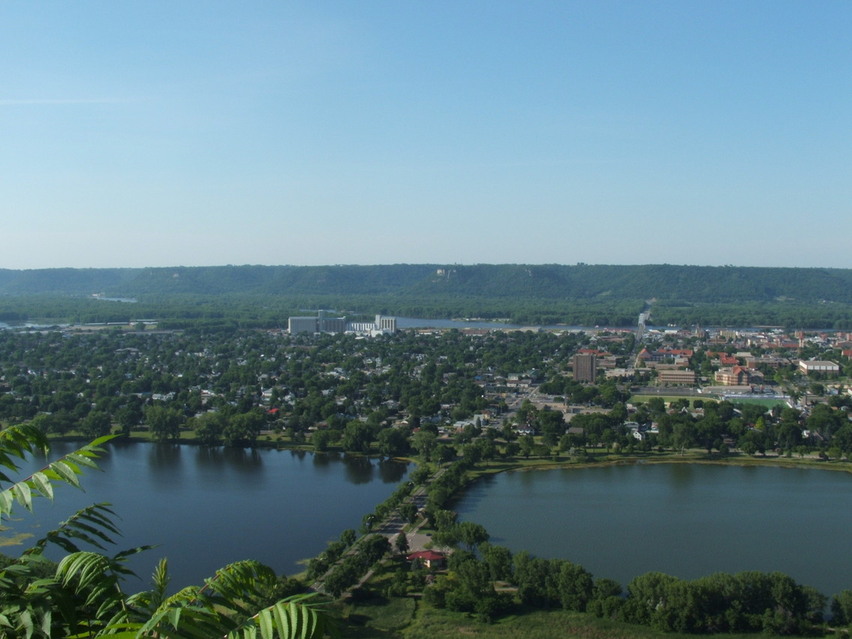 Winona, MN: View from Garvin Heights Lookout