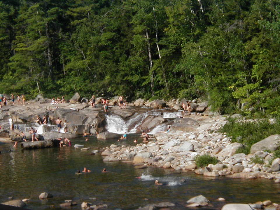 Conway, NH : Swimming Hole on the Kancamangus Hwy. 2001