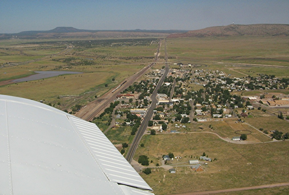 Seligman, AZ: Seligman from the air