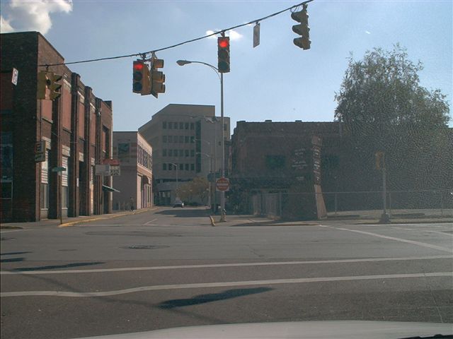 Bristol, VA : Downtown Bristol Tennessee-Virginia taken from Virginia