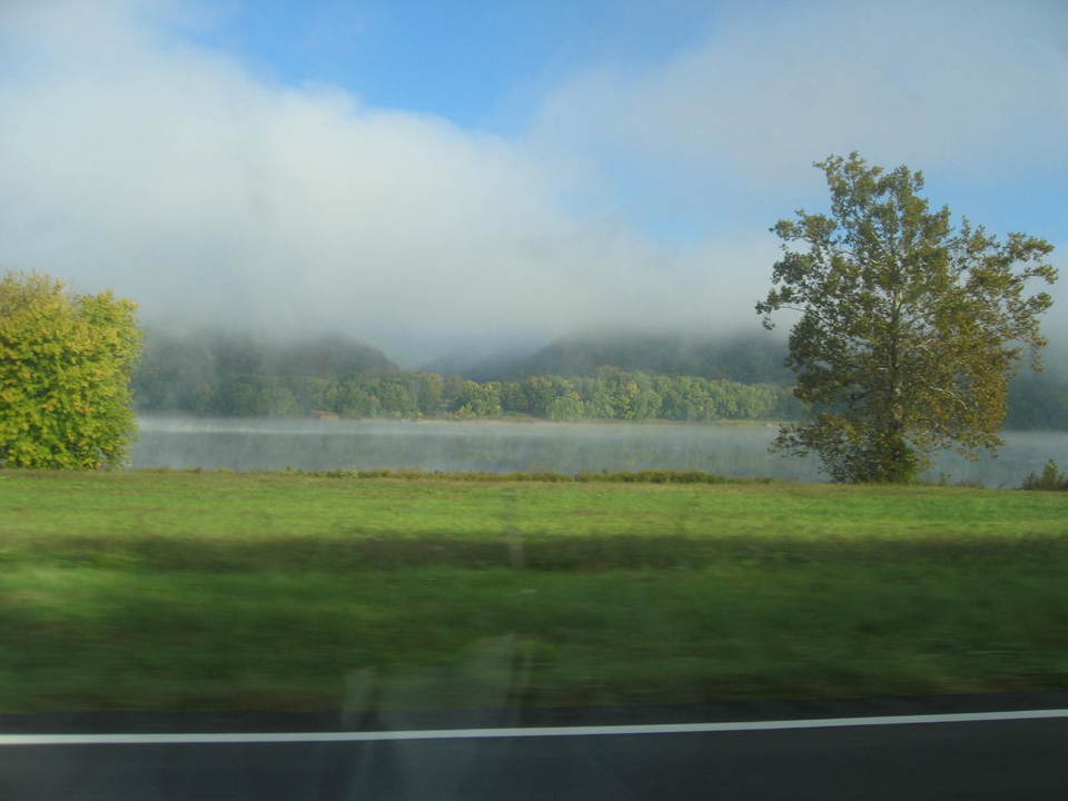 Madison, IN: An early morning view of the river