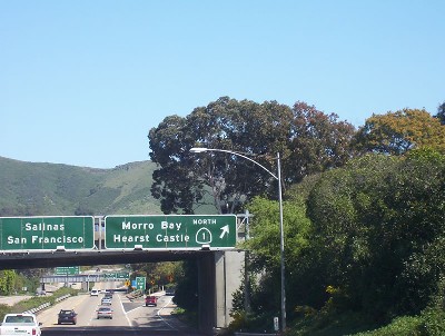 Salinas, CA: Highway 101 towards Salinas