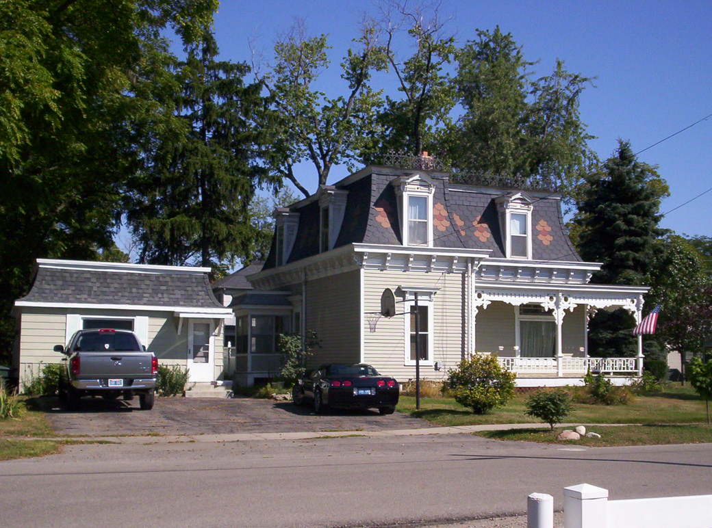 Lake Orion, MI: A nice victorian house near the Methodist Church.