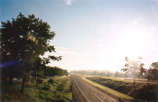 Fredonia, NY : Fredonia/Dunkirk I-90 Service Area Early Summer Morning