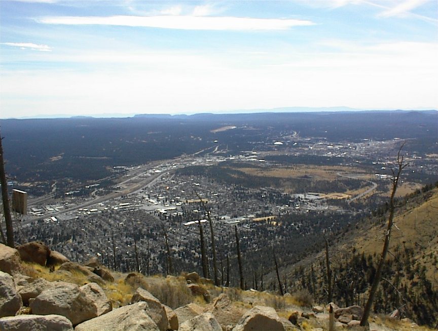 Flagstaff, AZ: a view from mt. elden