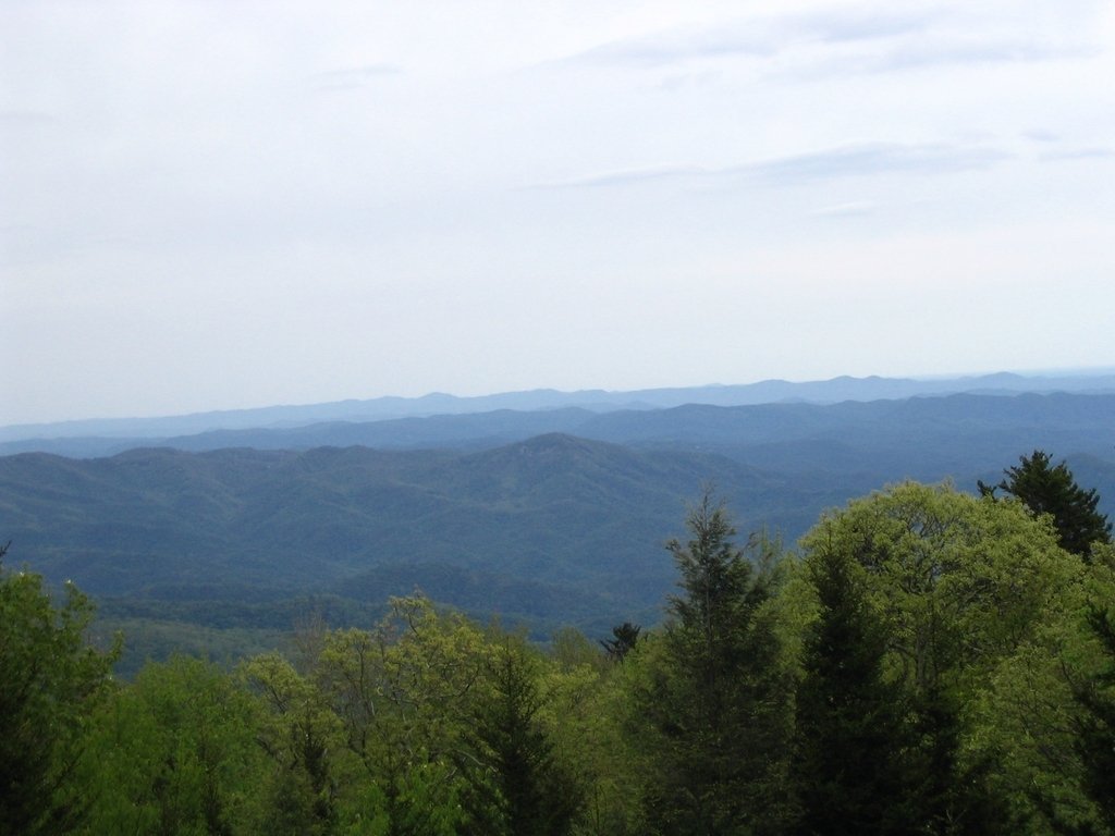 Boone, NC: view from a nearby overlook