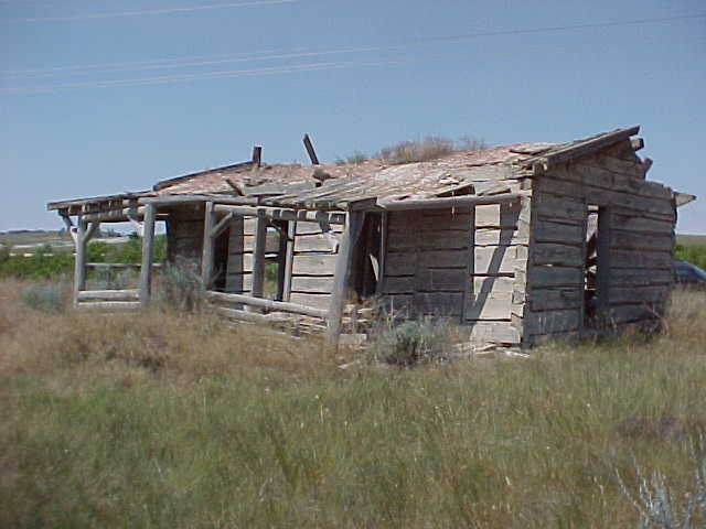 Colstrip, MT: Old Cabin Near Mine