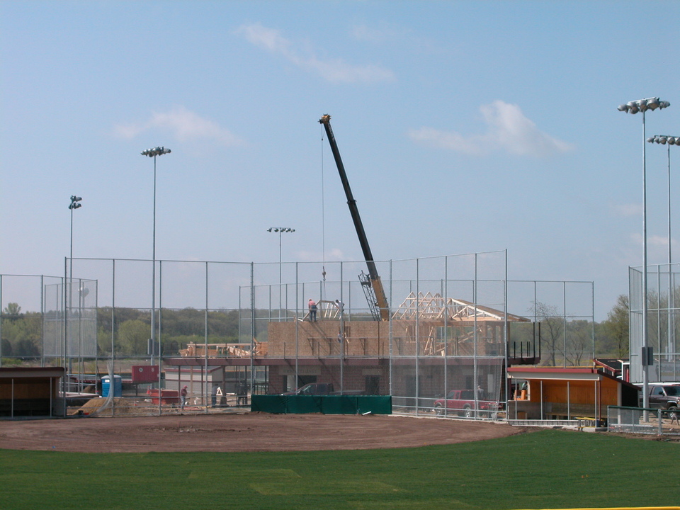 Verona, WI: The new Little League field being built