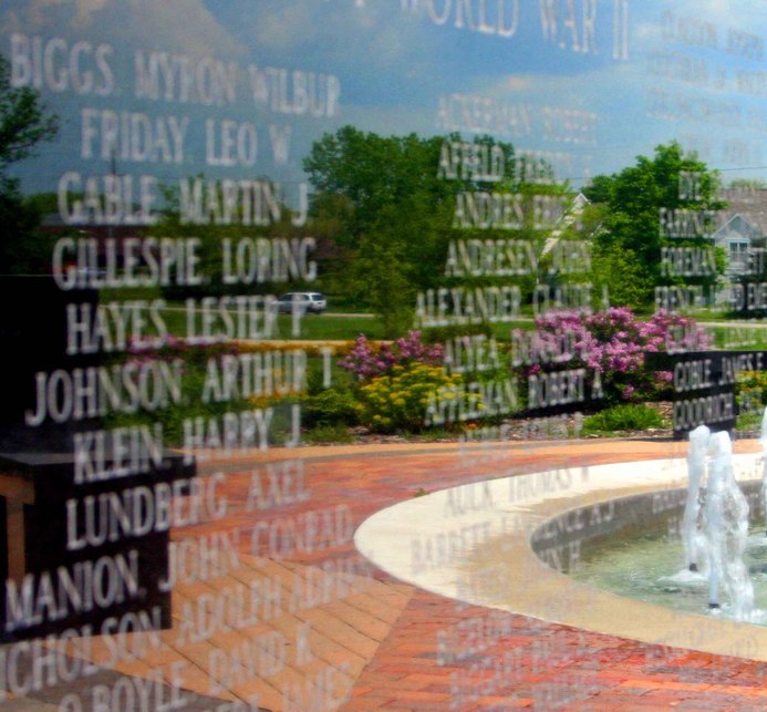 Valparaiso, IN: Wall Of Remembrance at Valparaiso Parks Department
