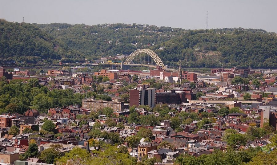 Pittsburgh, PA: The central North Side.