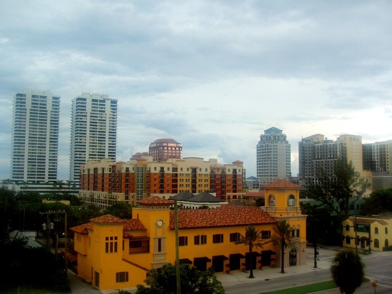 West Palm Beach, FL : west palm beach skyline