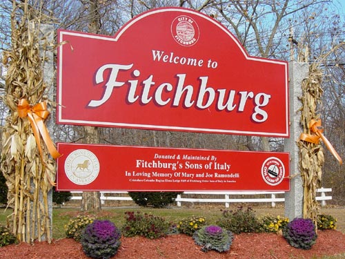 Fitchburg, MA: City Sign Fitchburg MA