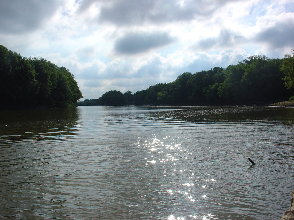 Central City, KY: Green River at Kincheloe's Bluff