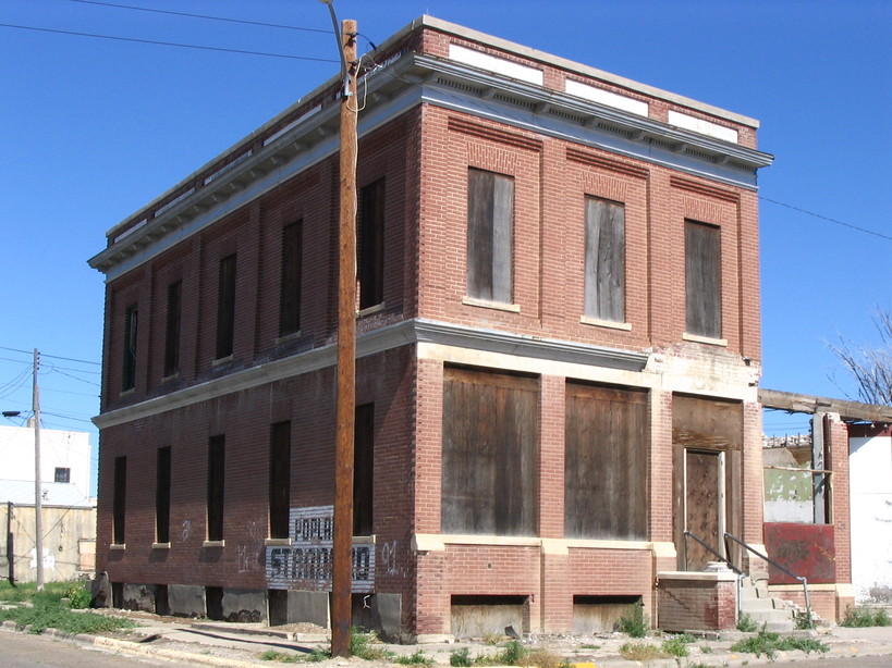 Poplar, MT Old Traders State Bank photo, picture, image (Montana) at