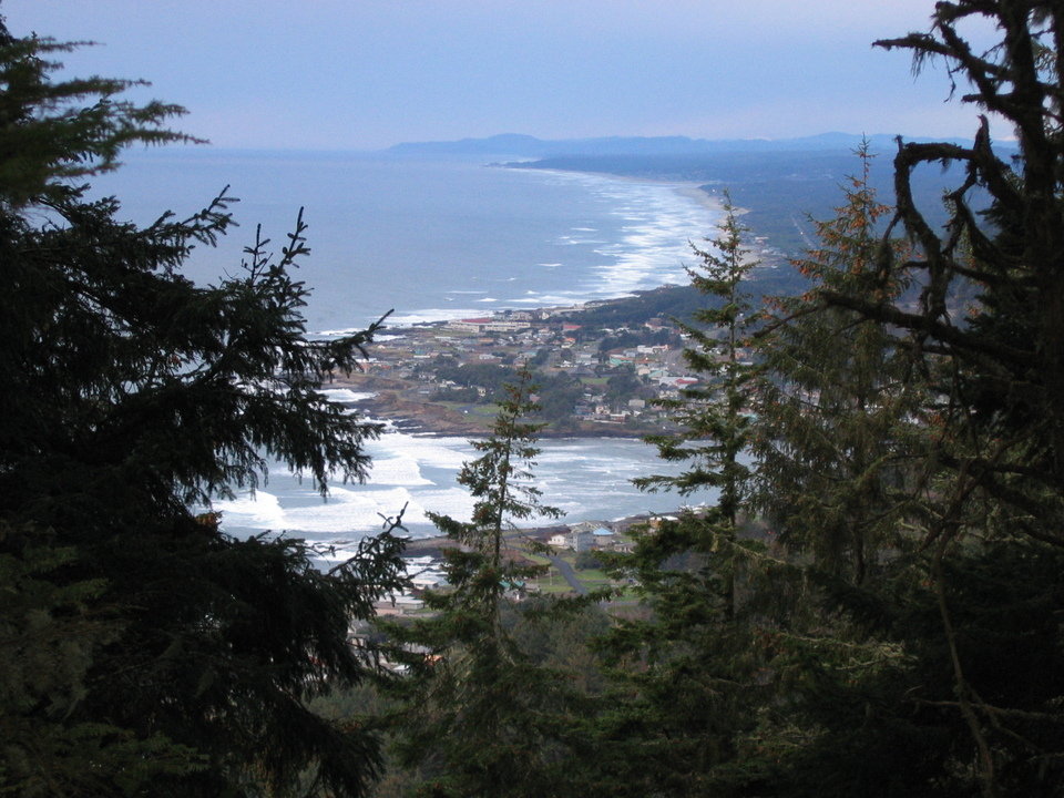 Yachats, OR : Yachats from Cape Perpetua 