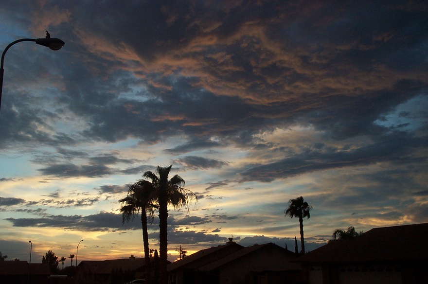 Mesa, AZ: East Mesa during sunset.