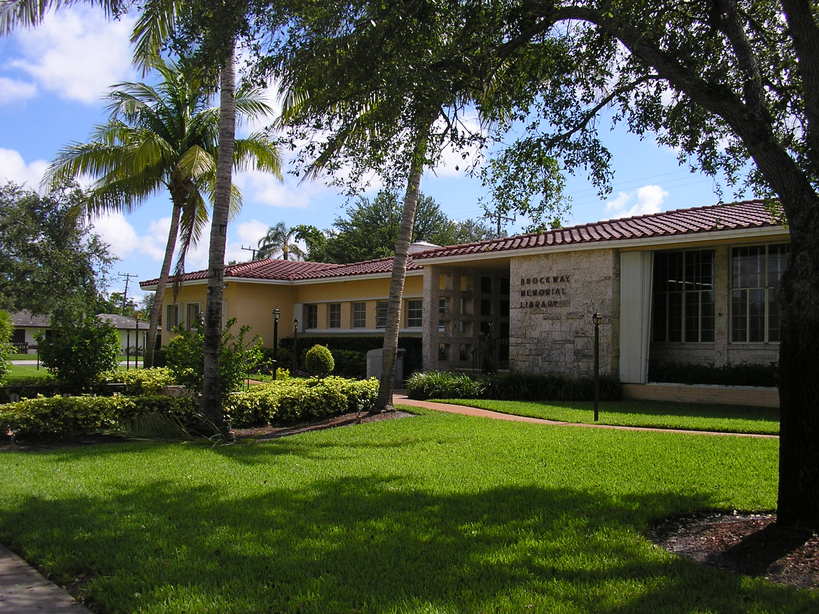 Miami Shores, FL: Brockway Memorial Library in Miami Shores