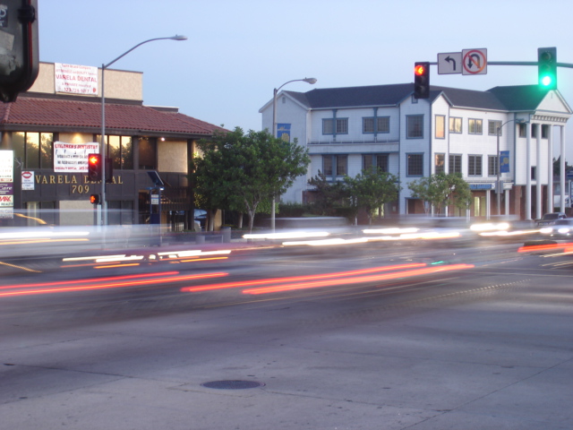 Montebello, CA : Varela Dental & Codwell Bank buildings on Montebello Blvd.