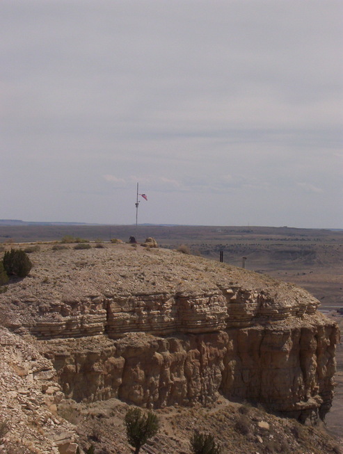 Pueblo West, CO : 9-11 Memorial above resevoir