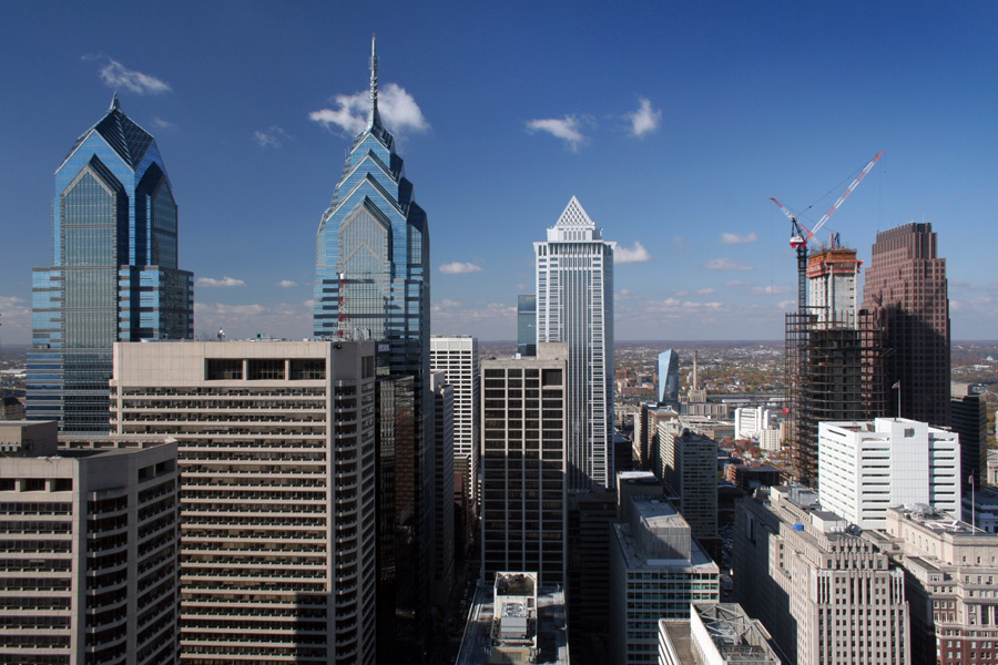 Philadelphia Skyline Pictures. Philadelphia, PA : Comcast