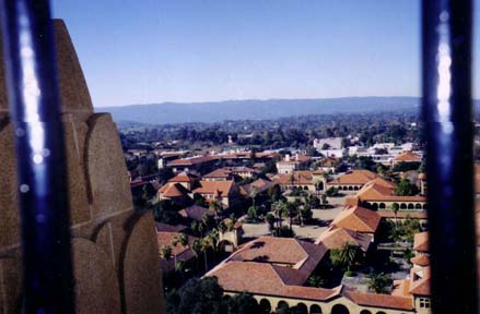 Palo Alto, CA: View from Hoover Tower at Stanford University