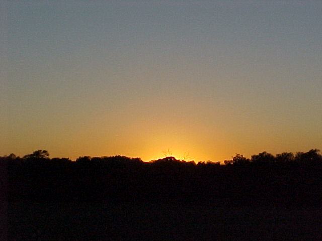 Ethridge, TN: Stillness of a country sunset...