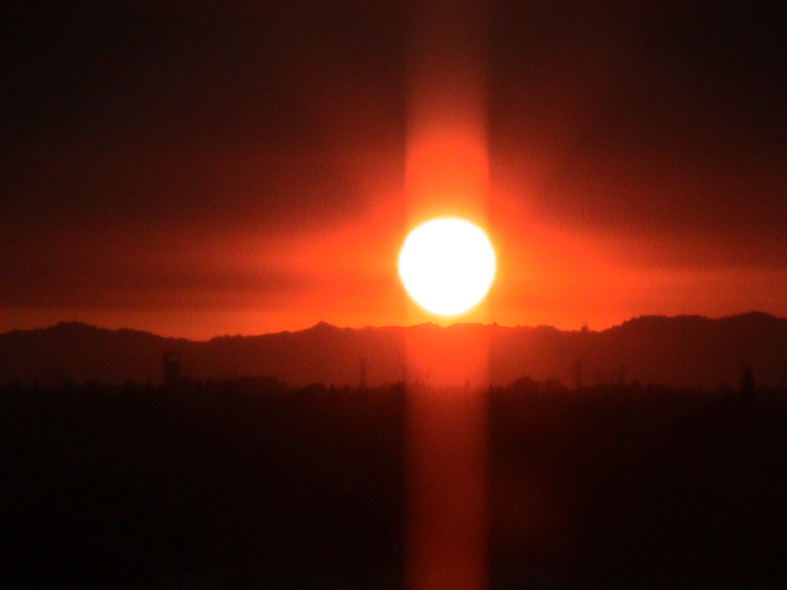 Burbank, CA: sunset over Burbank