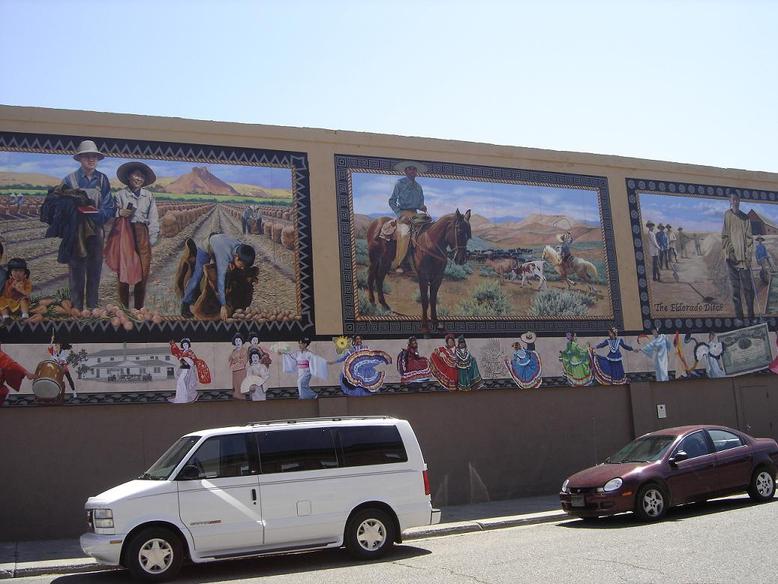 Vale, OR Downtown Murals Celebrating the Oregon Trail photo, picture
