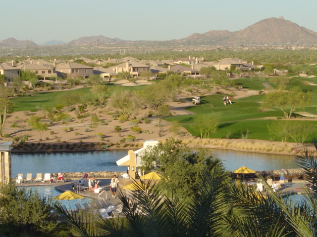 Scottsdale, AZ : View from hotel in Scottsdale