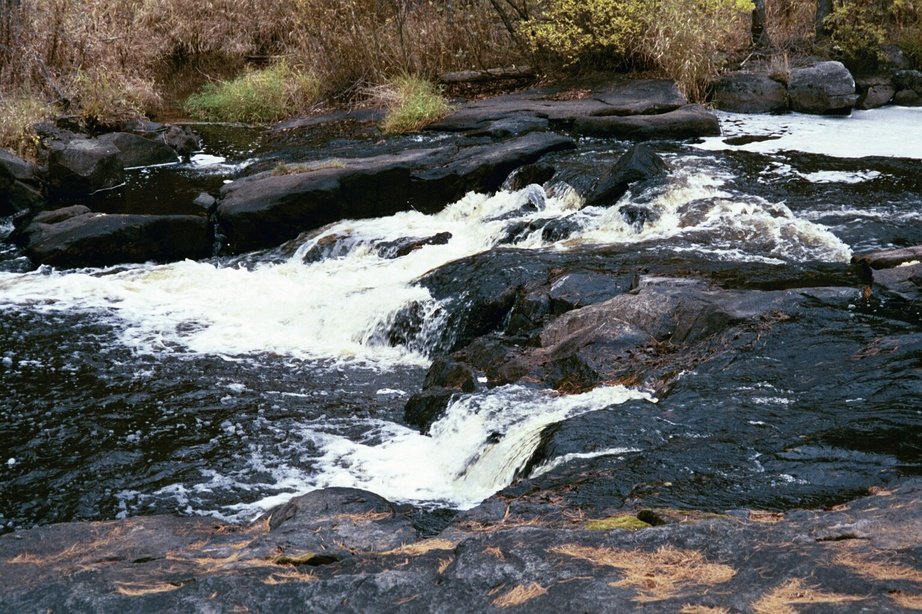 Winter, WI : Brunet Falls, Winter WI
