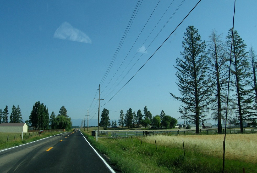 Whitefish, MT: Countryside just north of Whitefish