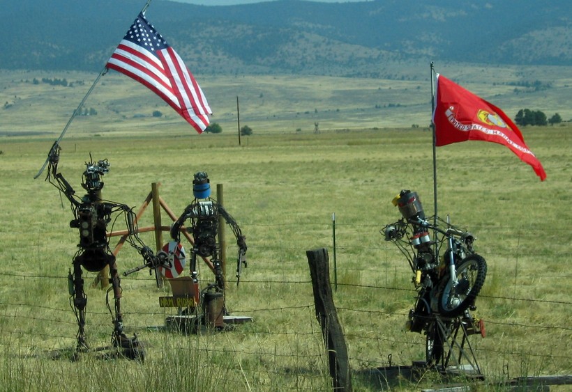 Alturas, CA : Local Art.... User comment: A long drive from Alturas!