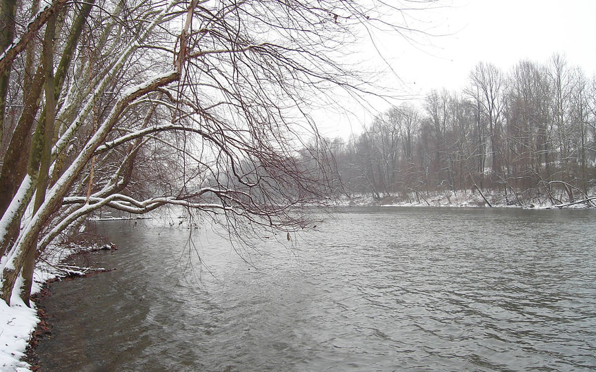 Reading, PA: Wintertime Schuylkill River