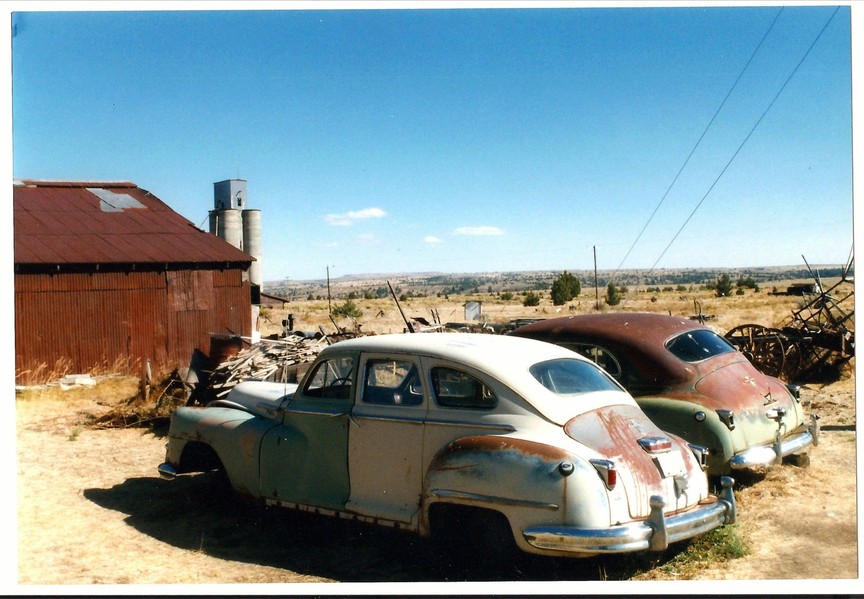 Maupin, OR : Old Chryslers near Maupin