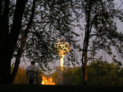 Slippery Rock, PA: Picture of the Slippery Rock University water tower