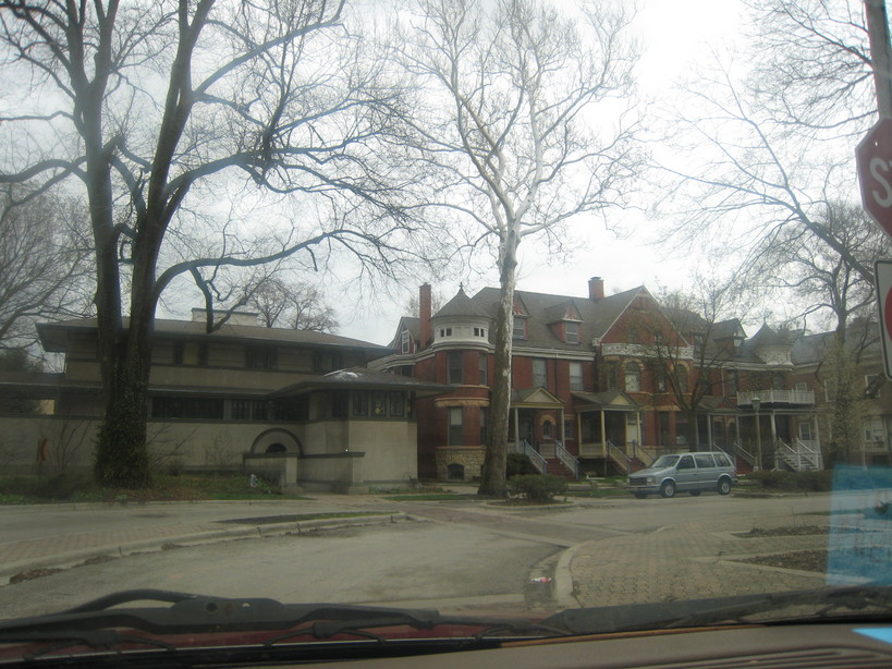 Oak Park, IL: frank lloyd wright house 2 blocks north of lake st. near