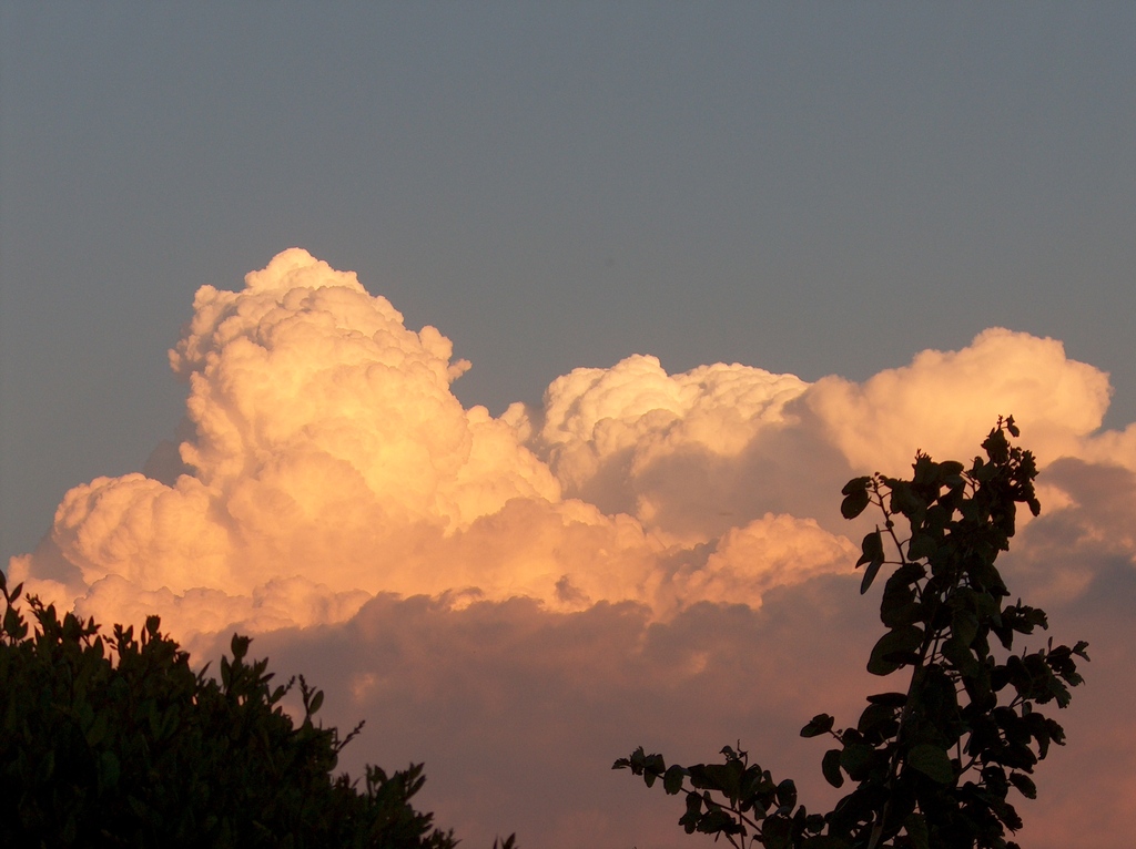Rancho Cucamonga, CA: clouds at sunset.