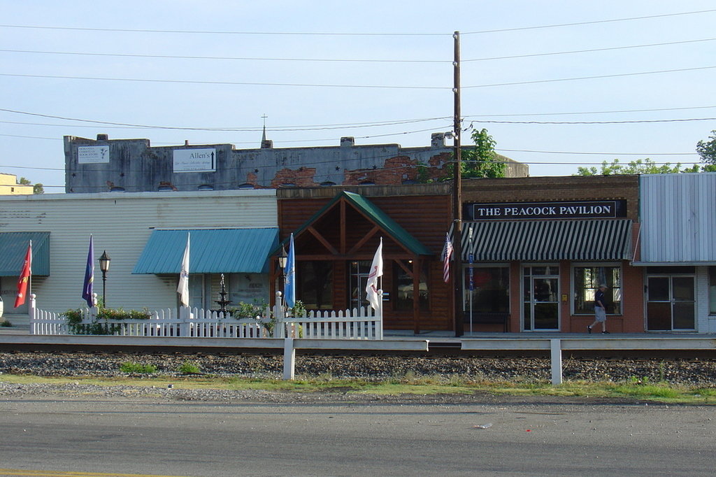 Tallapoosa, GA : North side of tracks on town square