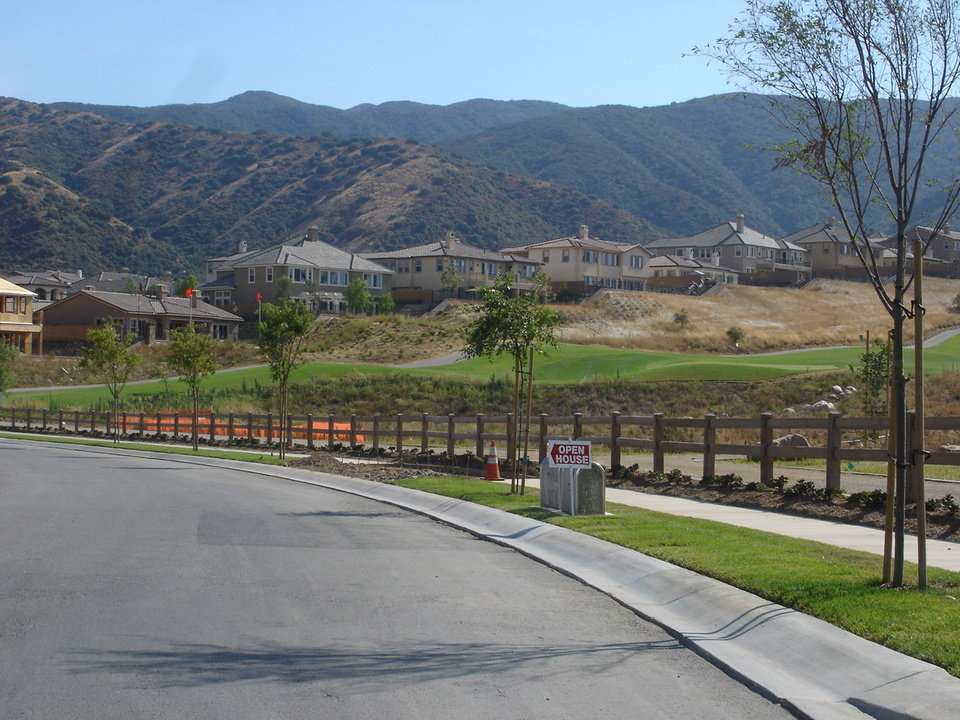 Corona, CA: New homes at the "Retreat" masterplanned community, Corona.