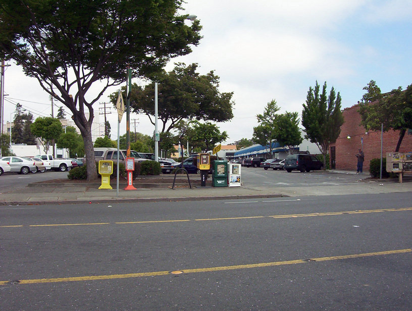Hayward, CA: Hayward downtown parking lot on A St. almost at Foothill.